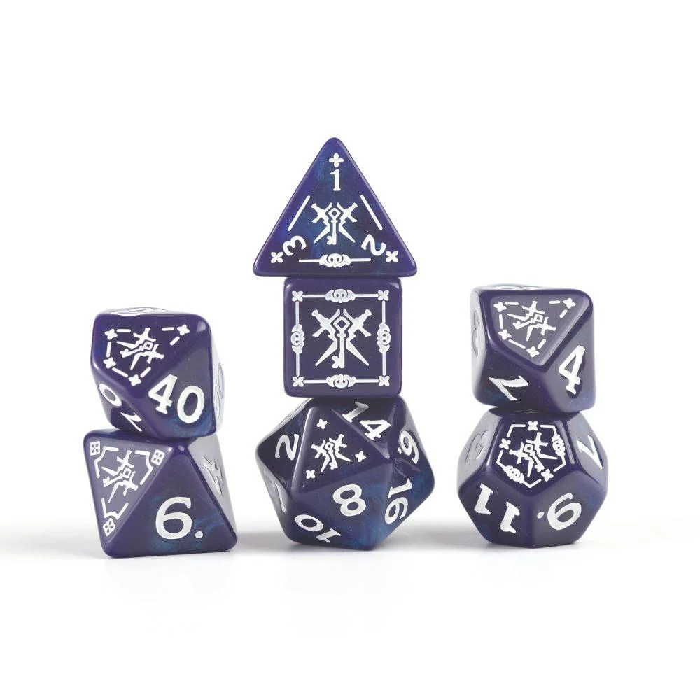 Sirius Dice - D&D Adventure Dice - Rogue - Purple - Image 4