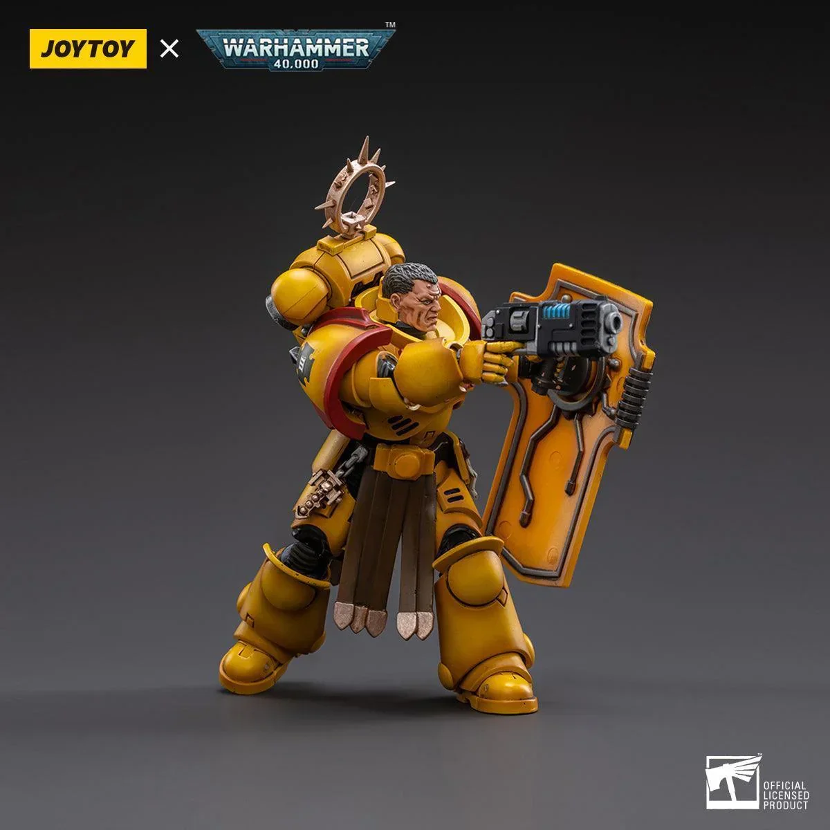 SALE Space Marine Miniatures: 1/18 Scale Imperial Fists Veteran Brother Thracius - Image 5