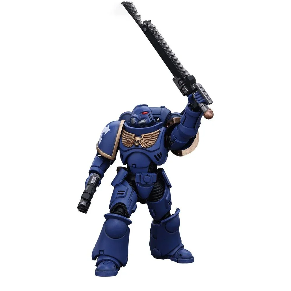 Warhammer Collectibles: 1/18 Scale Space Marines Ultramarines Outriders Brother Catonus - Pre-Order - Image 3