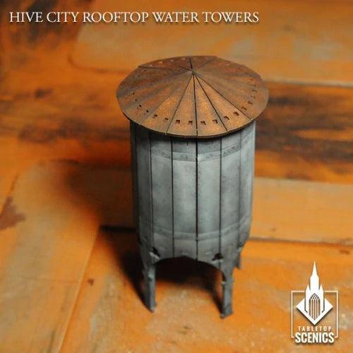 TABLETOP SCENICS Hive City Rooftop Water Towers - Image 4