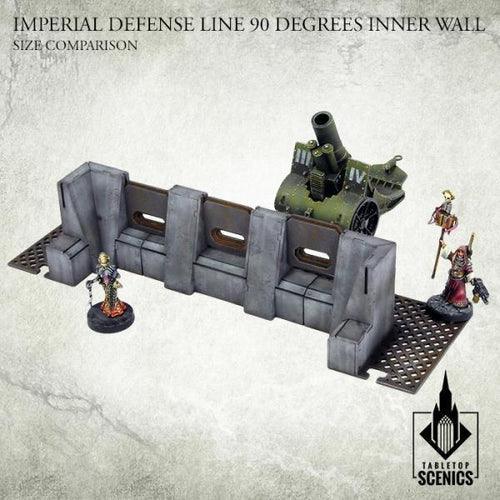 TABLETOP SCENICS Imperial Defense Line: 90° Inner Wall - Image 2