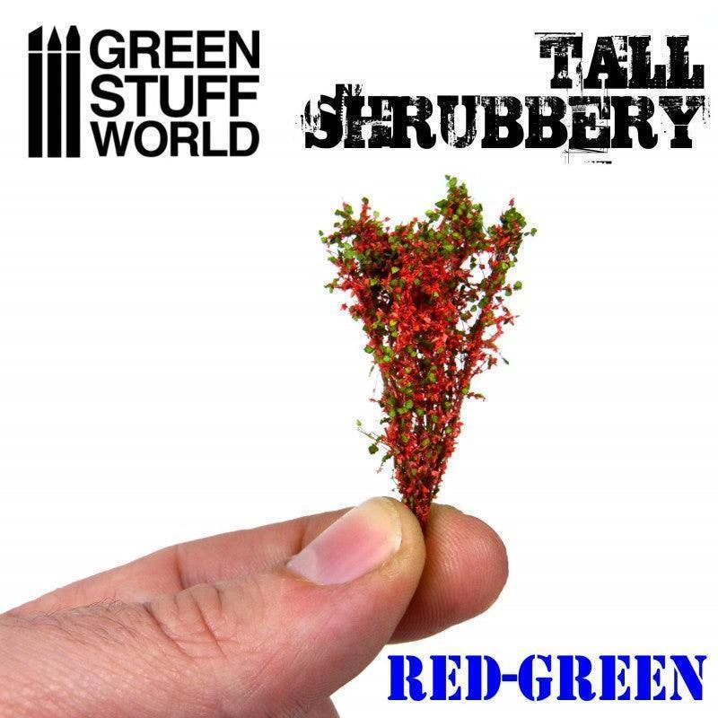 GREEN STUFF WORLD Tall Shrubbery - Red Green - Image 3