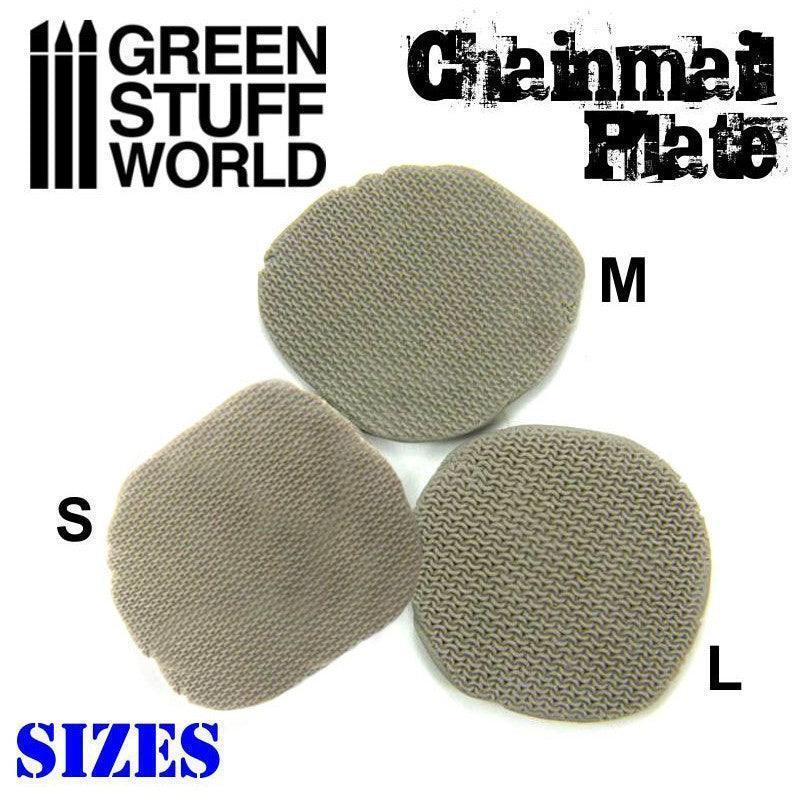 GREEN STUFF WORLD Texture Plate - Chain Mail Size S - Image 2