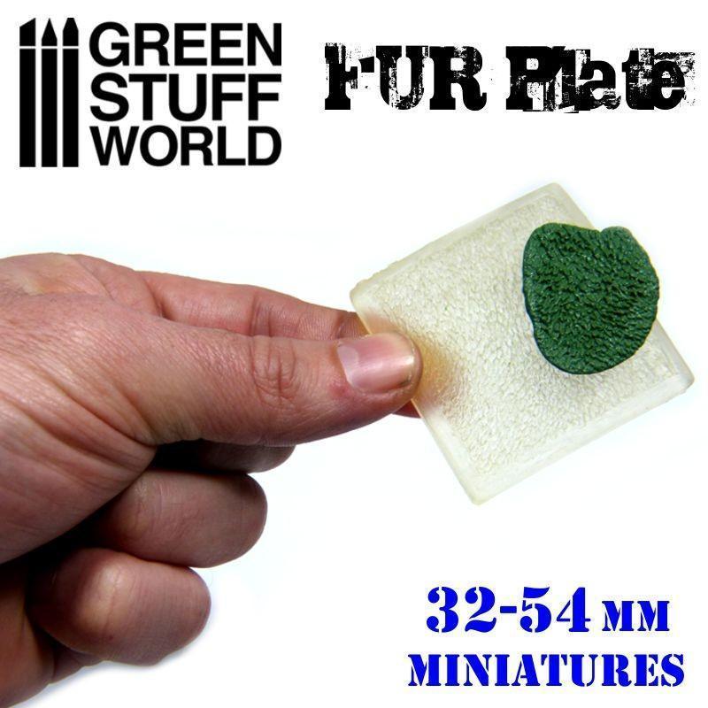 GREEN STUFF WORLD Texture Plate - Wolf Fur