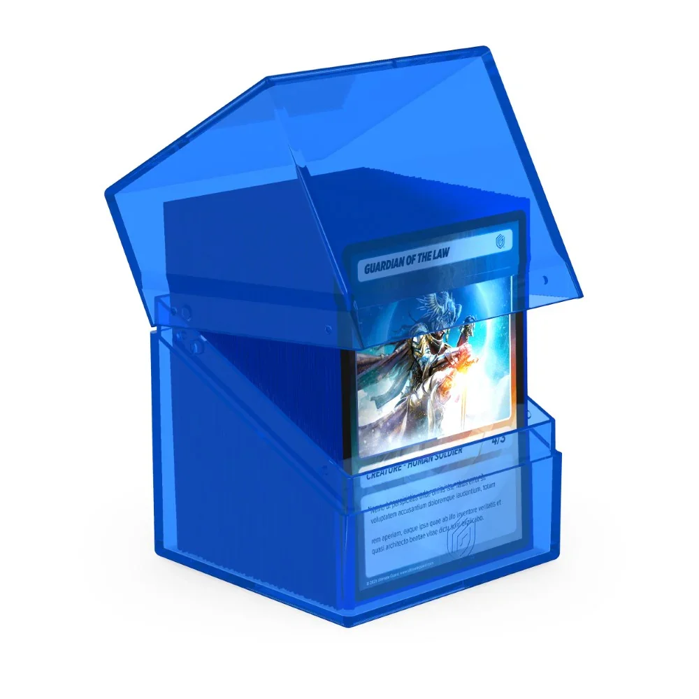 Ultimate Guard: Deck Box – Boulder 100+ – Clear: Sapphire - Image 2