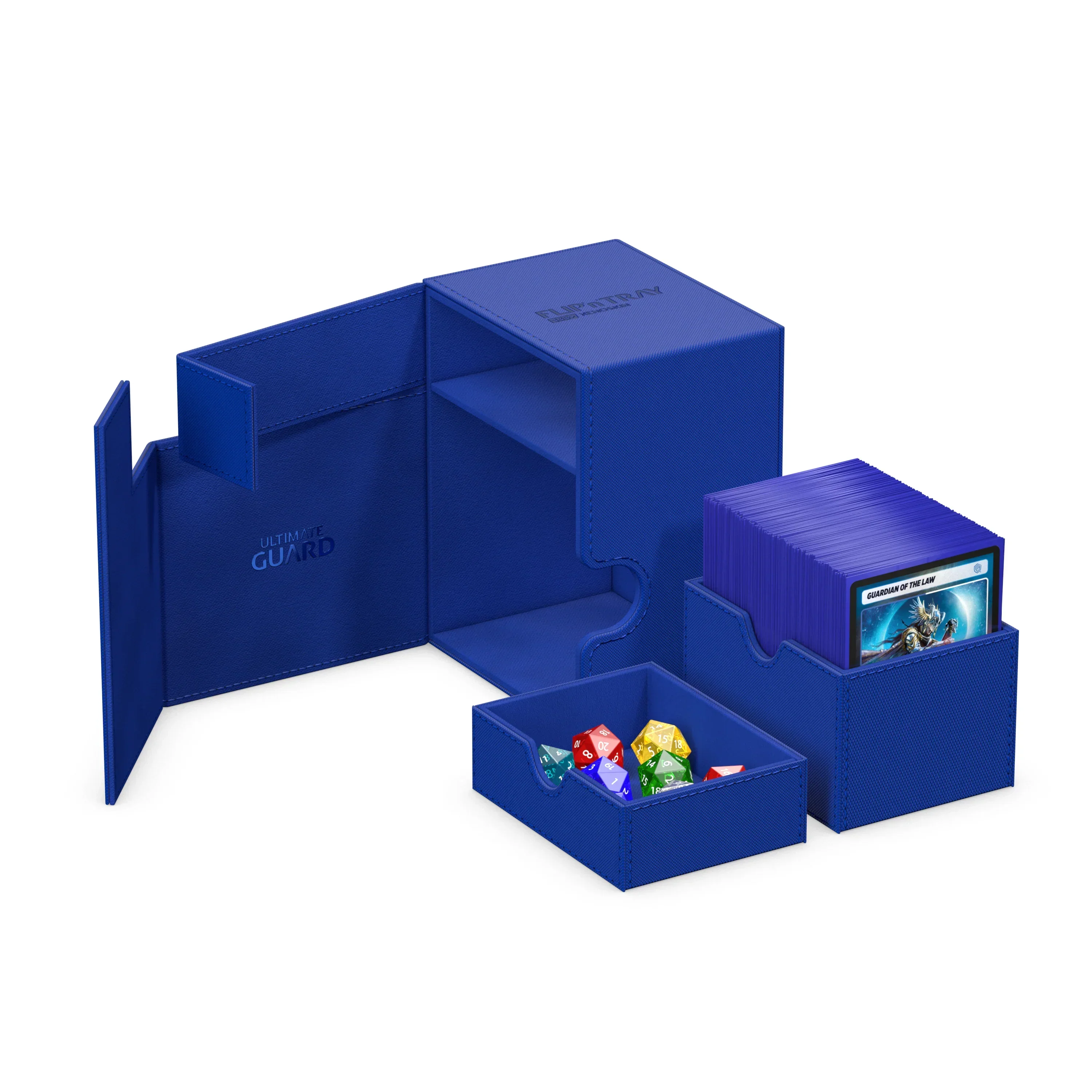 Ultimate Guard: Deck Box – XenoSkin Flip'n'Tray 133+ – Blue - Image 3