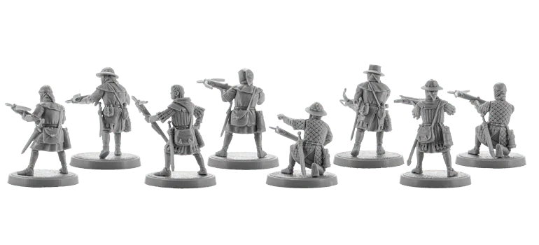 V&V Miniatures - Crusaders Crossbowmen - Image 2