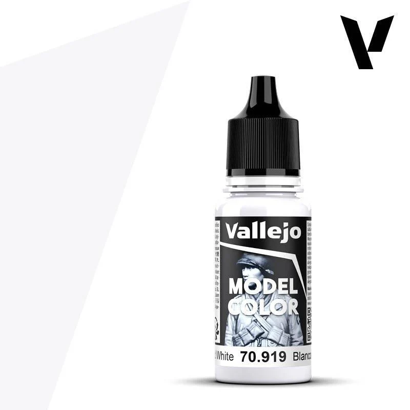Vallejo Model Colour #002 - Cold White - 18 ml Matt Acrylic Paint