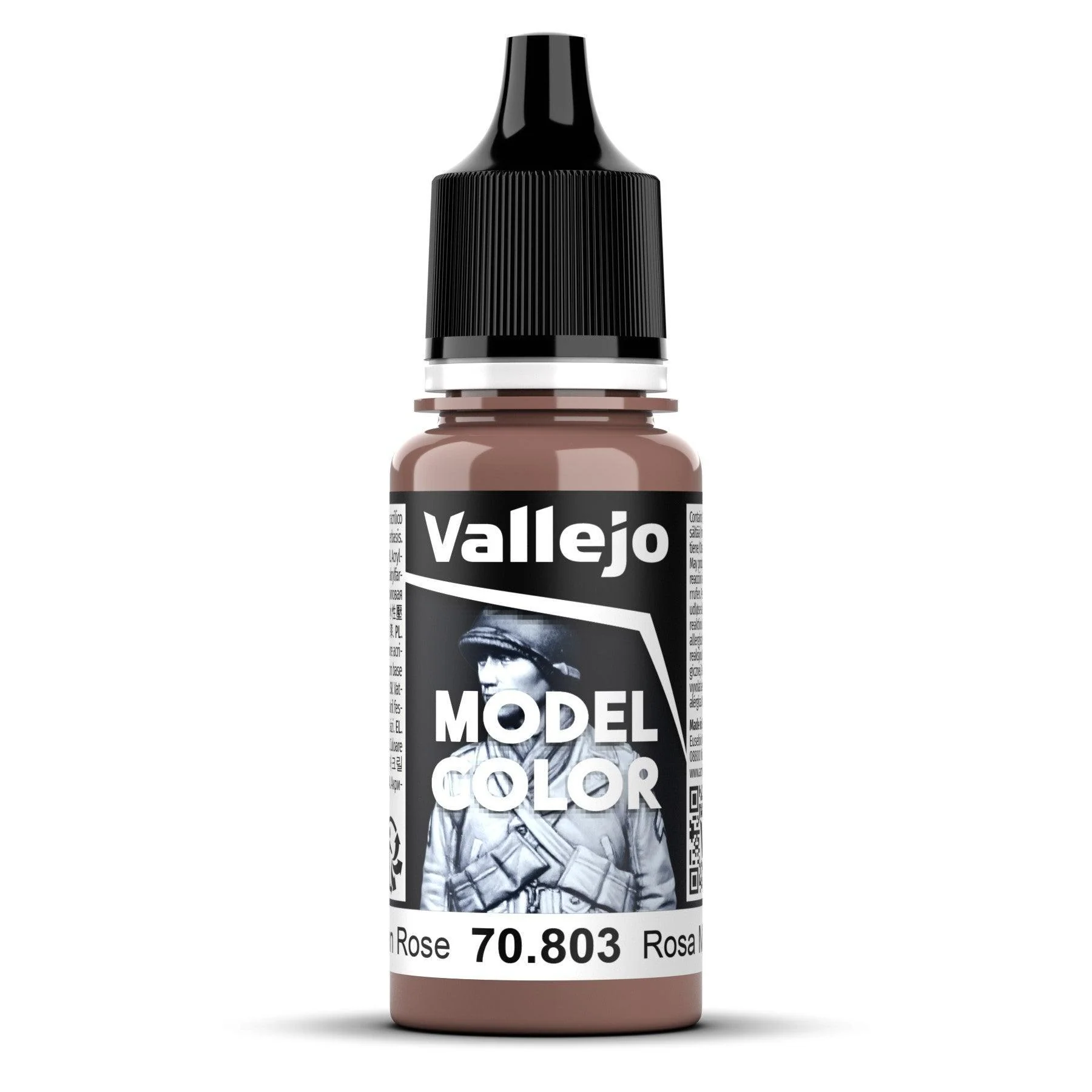 Vallejo Model Colour #010 - Brown Rose - 18 ml Matt Acrylic Paint