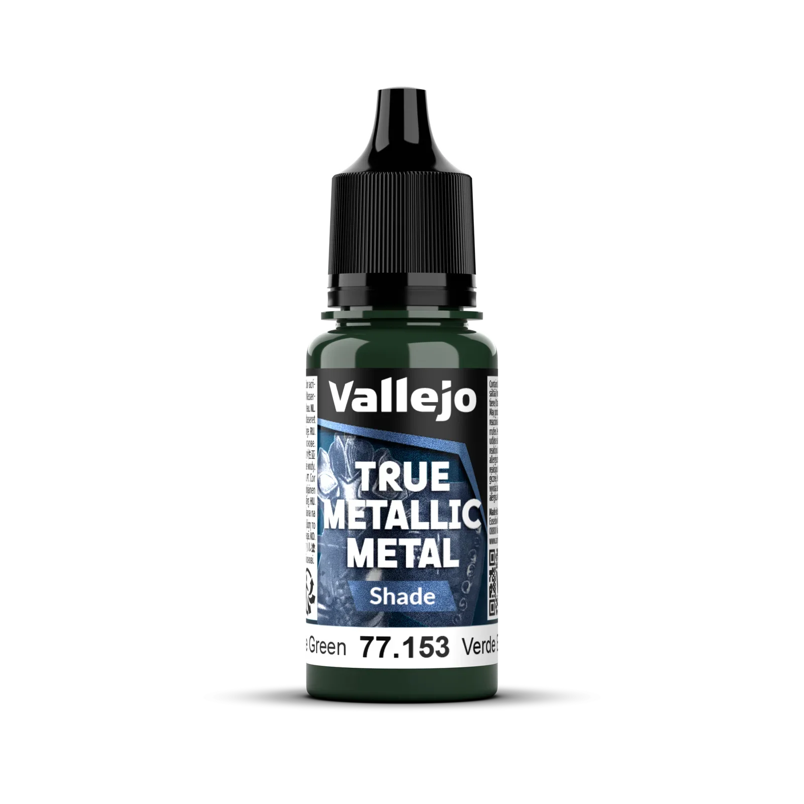Vallejo True Metallic Metal: Shade - Beetle Green 18 ml