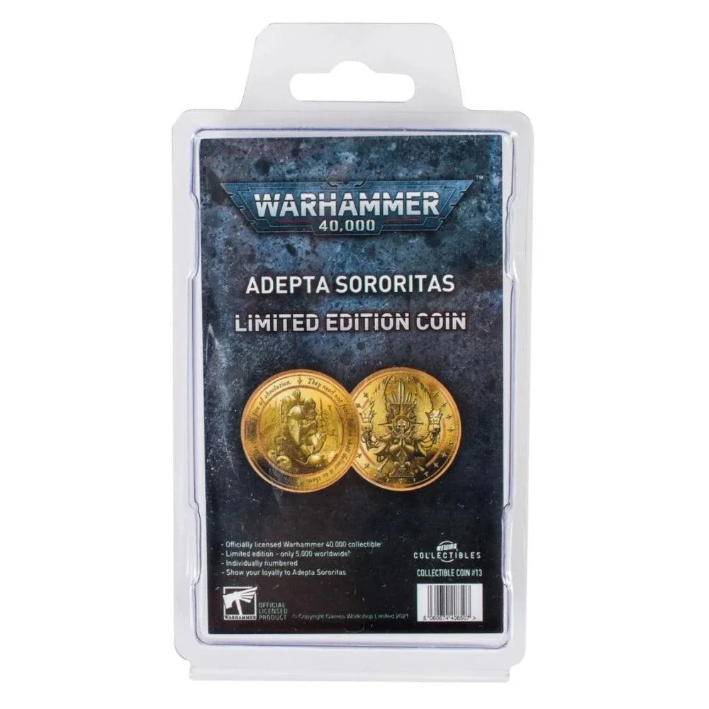 Warhammer 40000: Adepta Sororitas Collectible Coin - Pre-Order - Image 2
