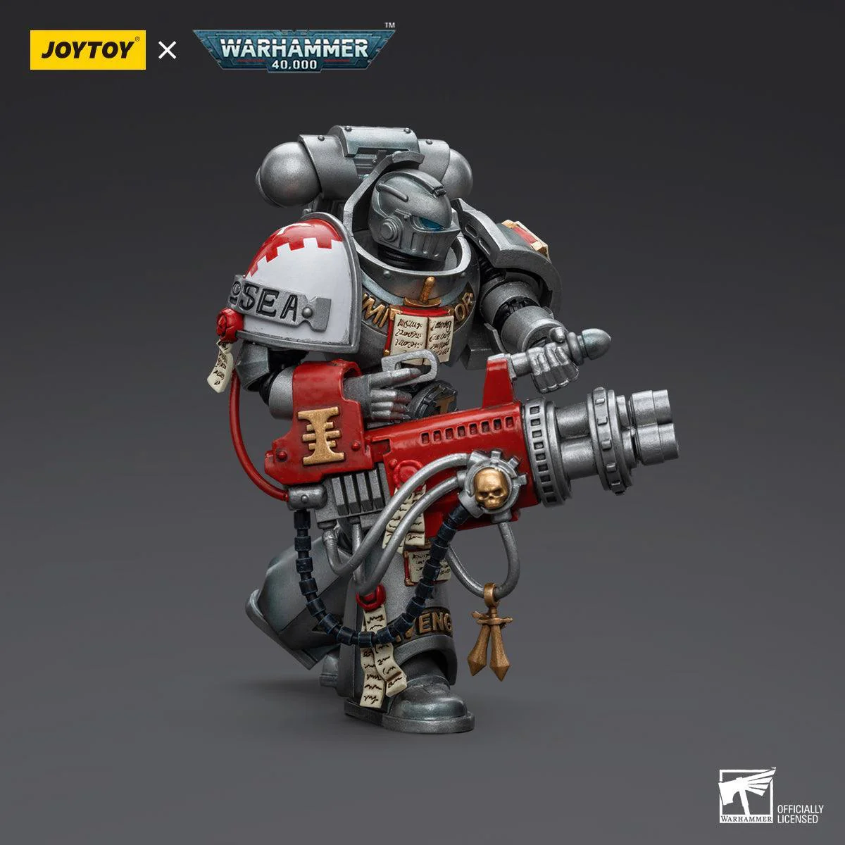 Warhammer Collectibles: 1/18 Scale Grey Knights Strike Squad Grey Knight with Psilencer - Image 3