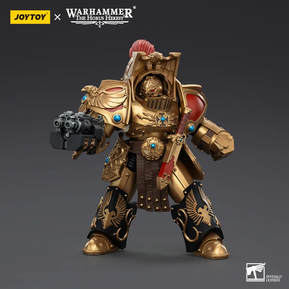 Warhammer Collectibles: 1/18 Scale Legio Custodes Aquilon Term Squad Aquilon with Storm Bolter - Image 3