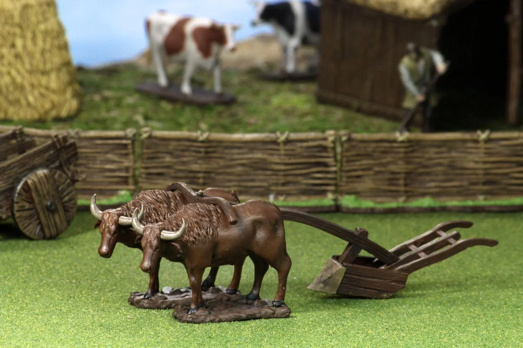 WizKids 4D Settings Medieval Farmer - Image 2